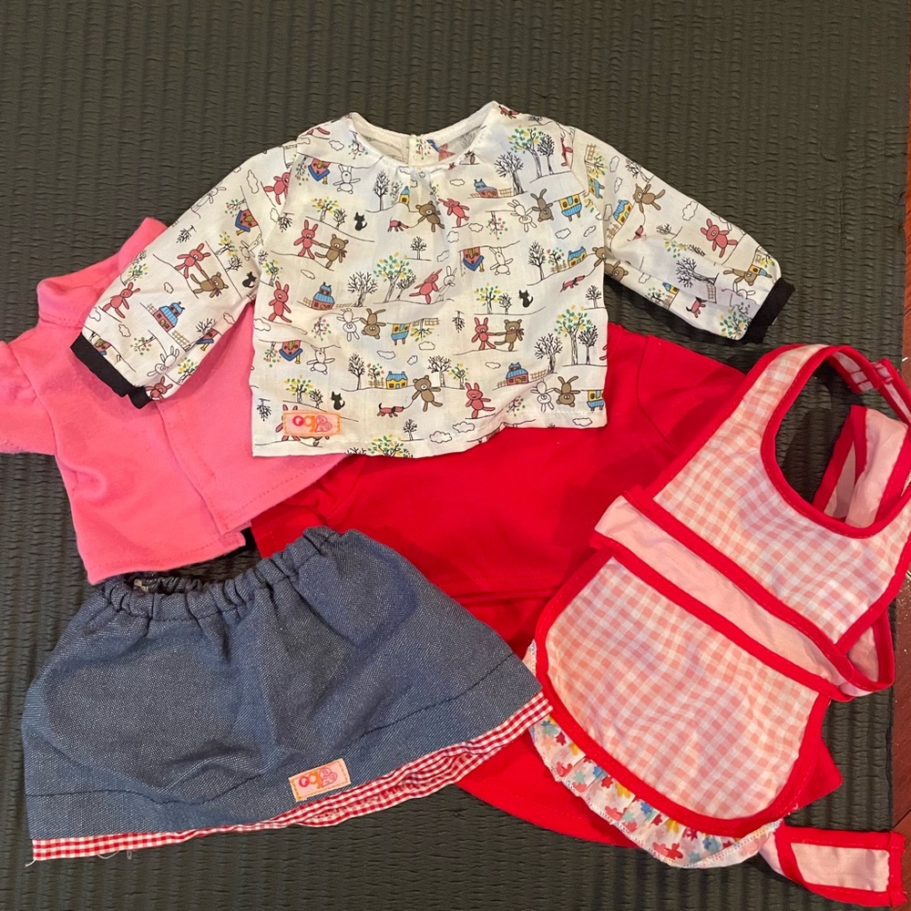 Our Generation bundle of doll clothing. Excellent condition.